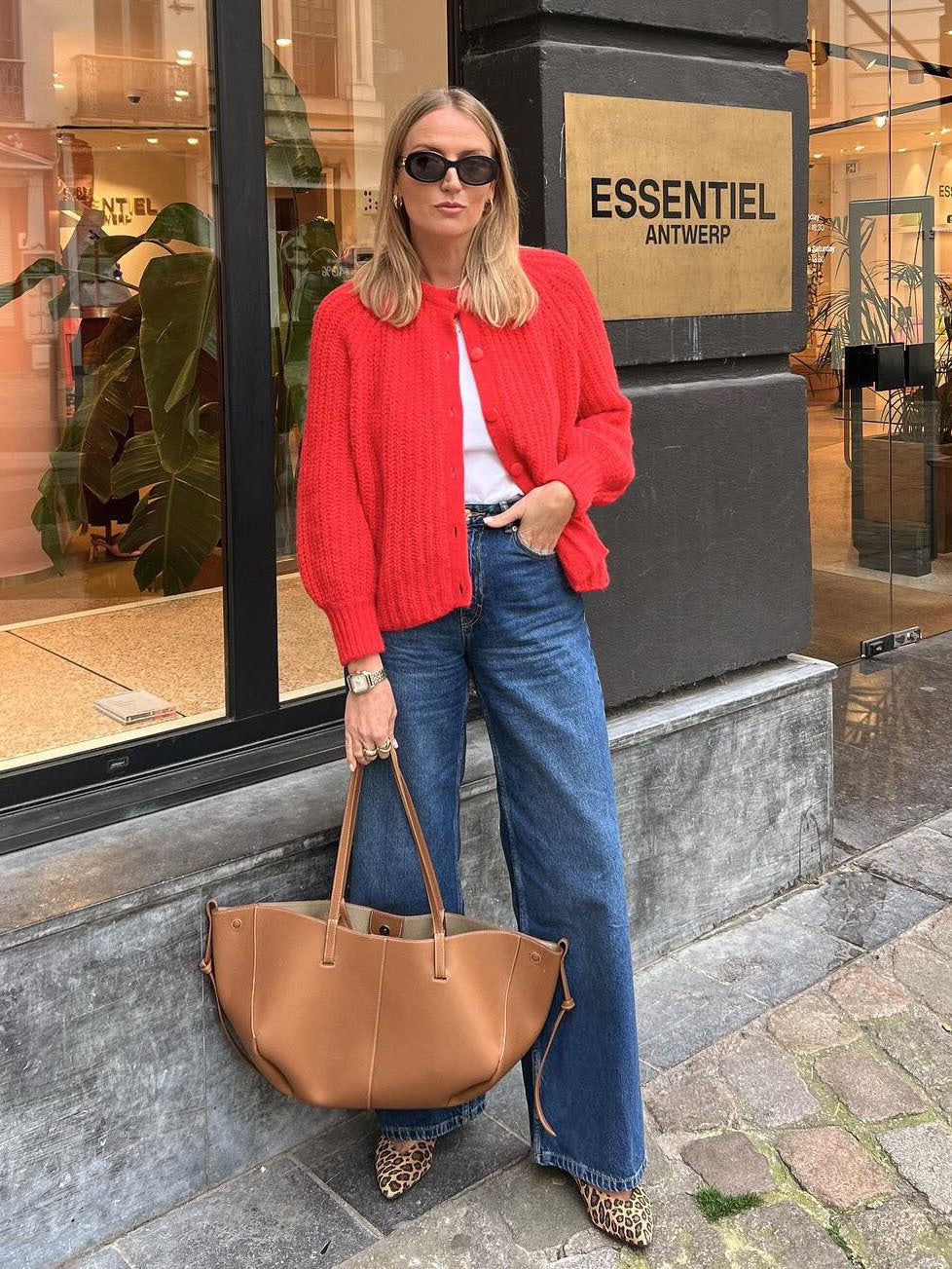 Herbst und Winter Street Casual Solid Color Rundhals Langarmpullover