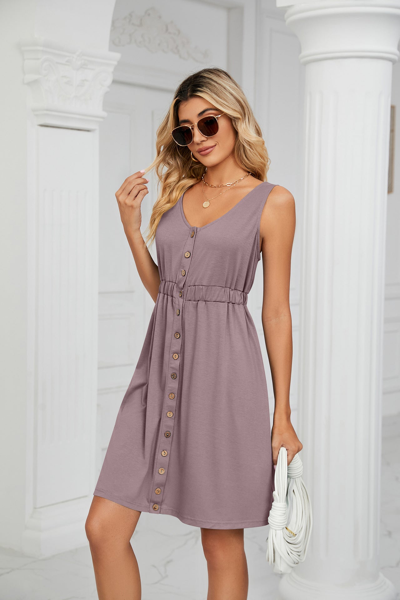 Elegantes und stilvolles Pendler-Sommerkleid für Damen