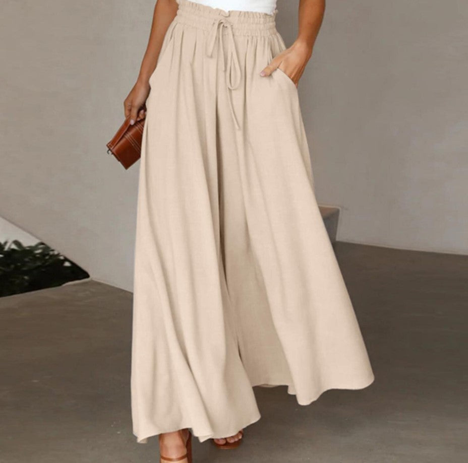Elegante Culotte mit hoher Taille und elastischem Bund