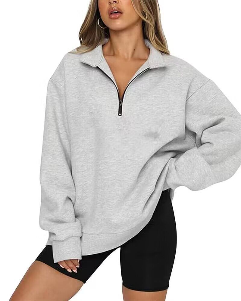 Jiffy Locker sitzendes Sweatshirt mit Fleecefutter