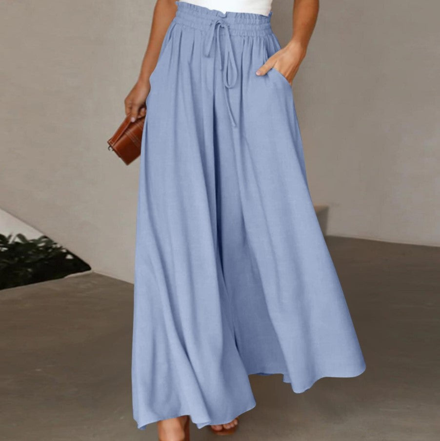 Elegante Culotte mit hoher Taille und elastischem Bund