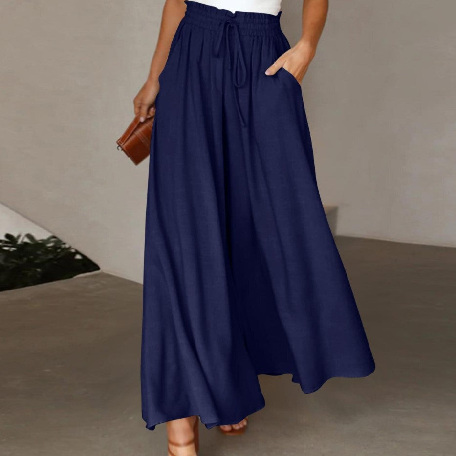 Elegante Culotte mit hoher Taille und elastischem Bund